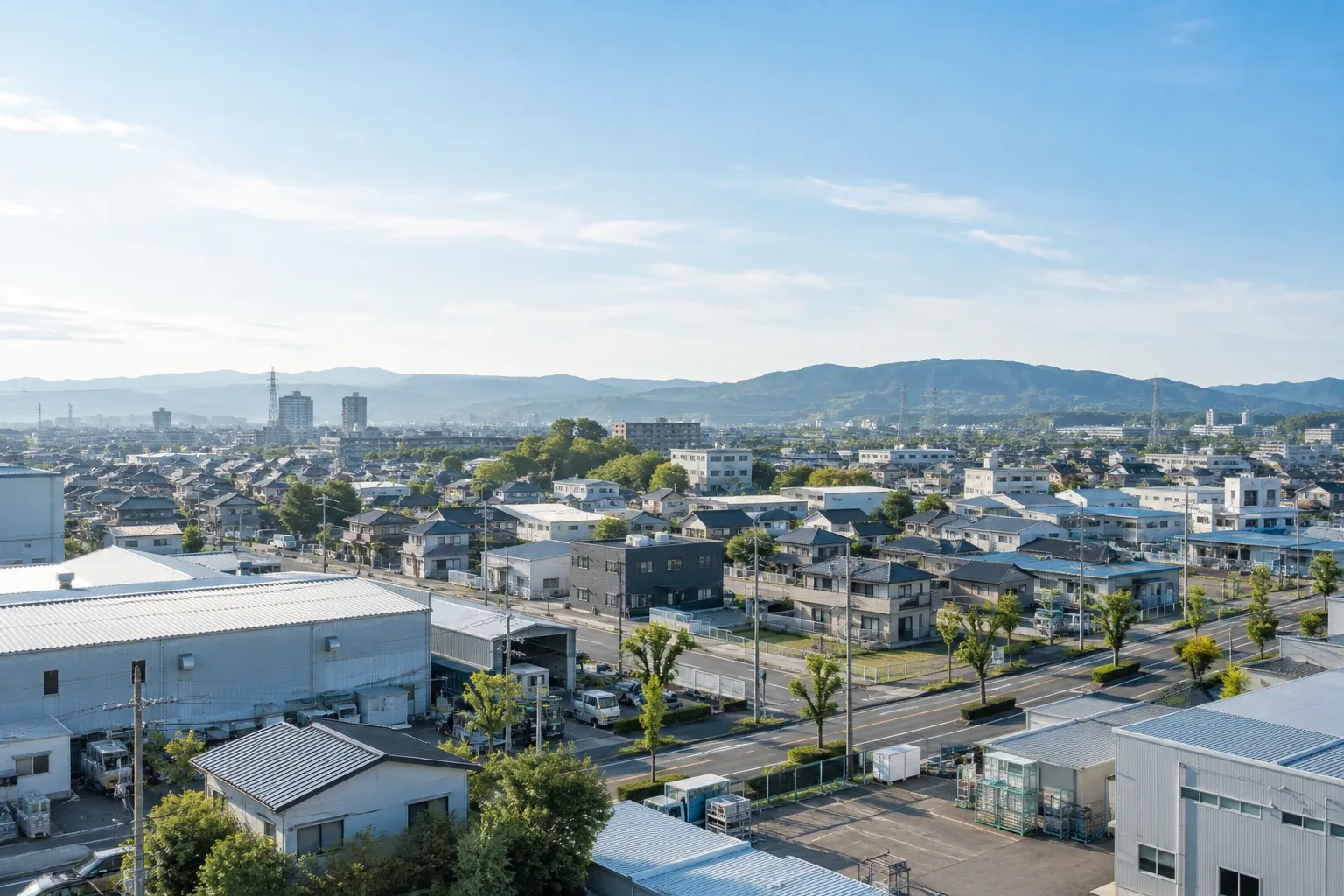 愛知県豊田市の街並み